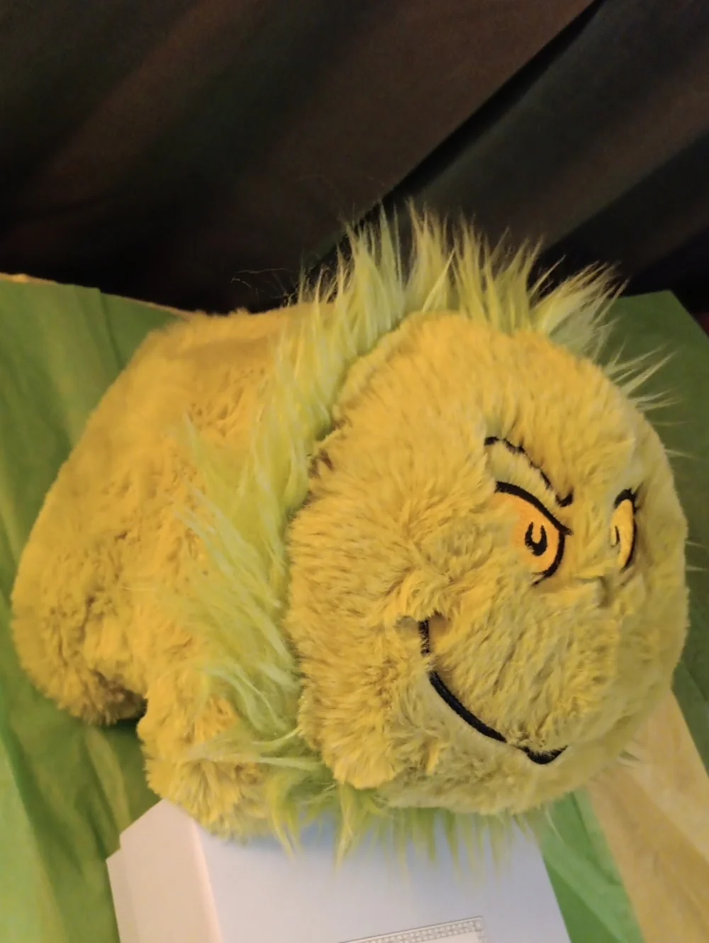 Dr. Seuss Lime Green Grinch Plush Stuffed